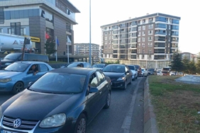 Edirne’de trafik yoğunluğu