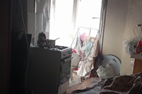 Edremit’te mutfakta yangın çıktı