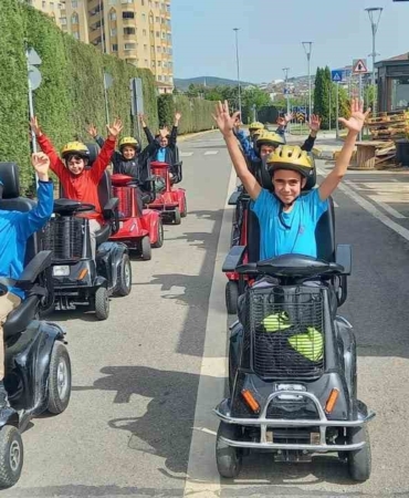 Eğitim ve eğlence Trafik Parkı’nda bir arada