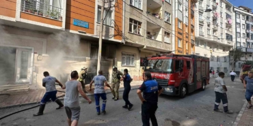 Esenler Belediyesi temizlik işçileri yangında mahsur kalan 3 çocuğu kurtardı