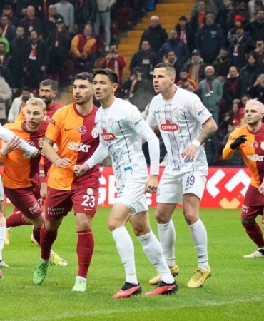 Galatasaray ile Çaykur Rizespor 45. randevuda