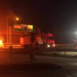 Geri dönüşüm yüklü kamyon alev alev yandı