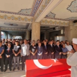 Görevi esnasında kalp krizi geçiren polis memuru son yolculuğuna uğurlandı