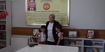 Hatay’da şehidin adının yaşayacağı kütüphaneye Gölcük’ten destek