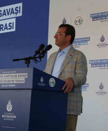İBB Başkanı İmamoğlu, Bozüyük’te Kurtuluş Savaşı ve İnönü Zaferleri Anı Evi ve Seyir Terası’nın açılışına katıldı