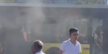 İETT otobüsünde yangın çıktı, can pazarı yaşandı