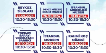 İstanbul’un müzelerine ücretsiz ziyaret