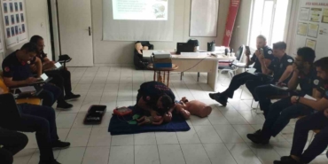 İtfaiyecilere ilk yardım eğitimi
