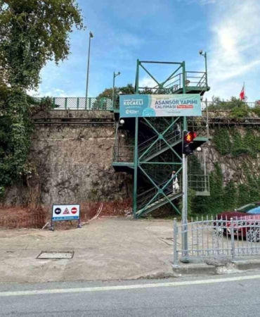 İzmit Tren Garı’na asansörlü ulaşım