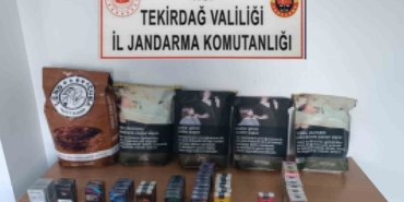 Jandarma Kapaklı’da kaçak tütün ürünleri ele geçirdi