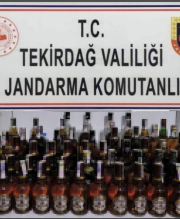Kaçak alkole jandarma darbesi