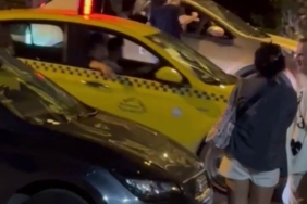 Kadıköy’de aracın önünü kesip darp ettiler: O anlar kamerada