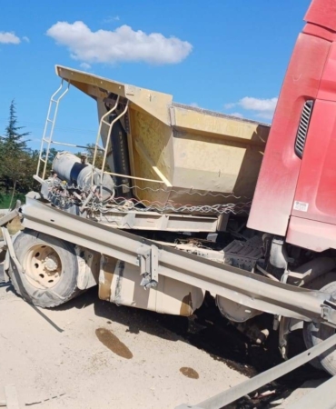 Kazada şans eseri burnu bile kanamadı
