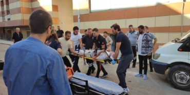 Keşan’da elektrikli motosiklet yayaya çarptı