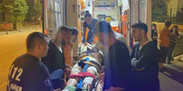 Keşan’da motosiklet ile otomobilin çarpıştığı kazada 2 kişi yaralandı