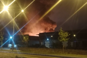 Kimyasal deposunda yangın