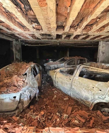 Kırklareli’de otoparkta yangın: 1 ölü, 12 yaralı