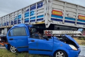 Kırklareli’de tır ile otomobil çarpıştı: 1 ölü