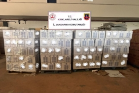 Kırklareli’nde 23 ton 500 litre sahte temizlik malzemesi ele geçirildi