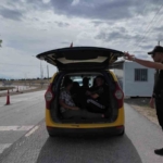 Kırklareli’nde durdurulan ticari takside 6 kaçak göçmen yakalandı