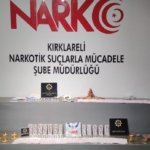 Kırklareli’nde uyuşturucu operasyonu: Polisleri görünce maddeleri tuvalete attı