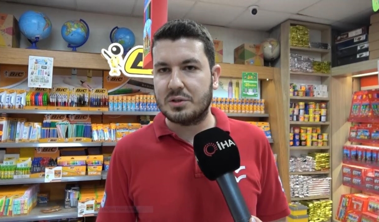 Kırtasiyelerde okul alışverişi başladı