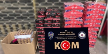 Kocaeli’de 940 paket gümrük kaçağı sigara ele geçirildi