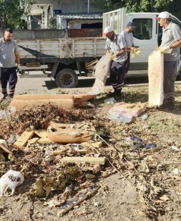 Körfez’de hafta sonu temizlik mesaisi