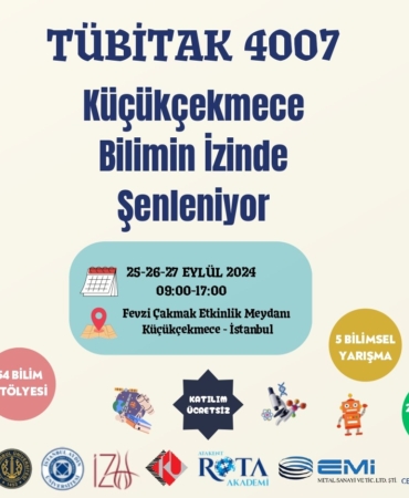 Küçükçekmece bilim şenliği’ne hazırlanıyor
