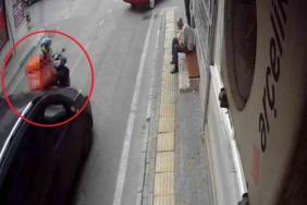 Kurye ölümden döndü