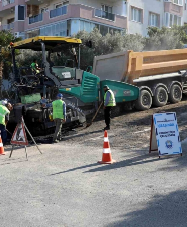Mudanya’da yollar yenileniyor