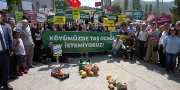 Nilüfer ilçesine yapılmak istenilen taş ocağına vatandaştan tepki