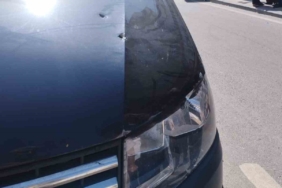 Önce husumetlisine, sonra aracına kurşun yağdırdı