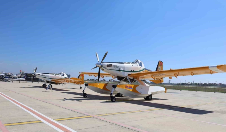 Orman Genel Müdürlüğü’nün hava ve kara araçları İstanbul AirShow’da sergilendi