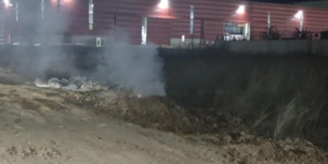 OSB’de bırakılan kimyasal madde yangına neden oldu