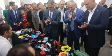 Özel bireylerin el emekleri sergilendi