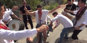 (Özel) Yok böyle damat eğlencesi