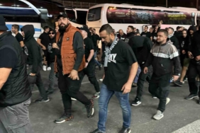 PAOK taraftarı stadyuma geldi