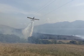 Paşalimanı Adası’nda yangın...Karadan ve havadan müdahale sürüyor