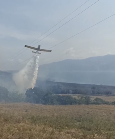 Paşalimanı Adası’nda yangın...Karadan ve havadan müdahale sürüyor