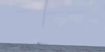 Riva’da çıkan hortum korkuttu