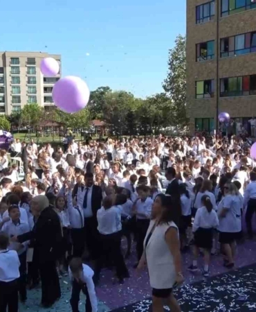 Şahinkaya Koleji’nde ilk ders zili coşkusu