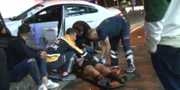 Sarıyer’de alkollü sürücünün kullandığı araç refüje girdi: 2 yaralı