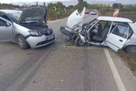 Savaştepe’de zincirleme trafik kazası; 3 yaralı