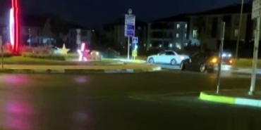 Şehrin göbeğinde attığı drift pahalıya patladı