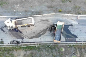 Şile’de iki hafriyat kamyonu çarpıştı: 1 ölü, 1 yaralı