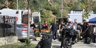 Silivri’de uçurumdan araç uçtu: 1 yaralı