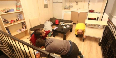 Simülatörde deprem anını birebir yaşıyorlar