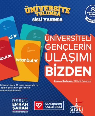 Şişli Belediyesi üniversite öğrencilerine ulaşım desteği sağlayacak