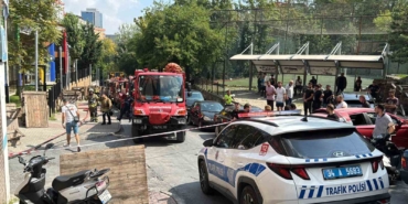 Şişli’de bir plazada yangın paniği